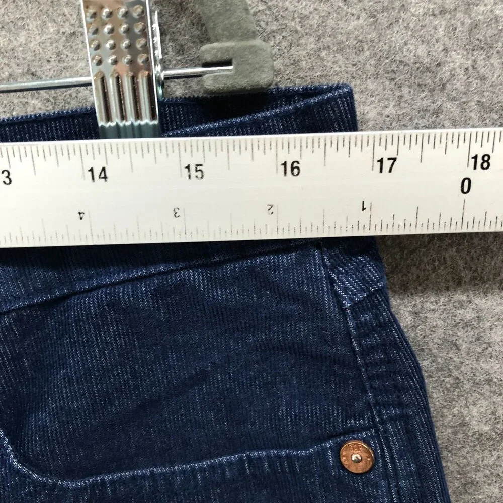 Gap Corduroy Shorts Womens 10 Blue Cutoff Frayed Stretch Dark Blue 10'' Rise‎